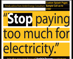 Ambit Energy - Custom Lead Capture Page